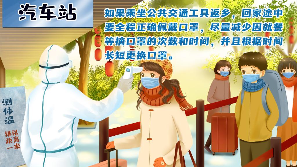 春運進行時，人在旅途如何做好防護？