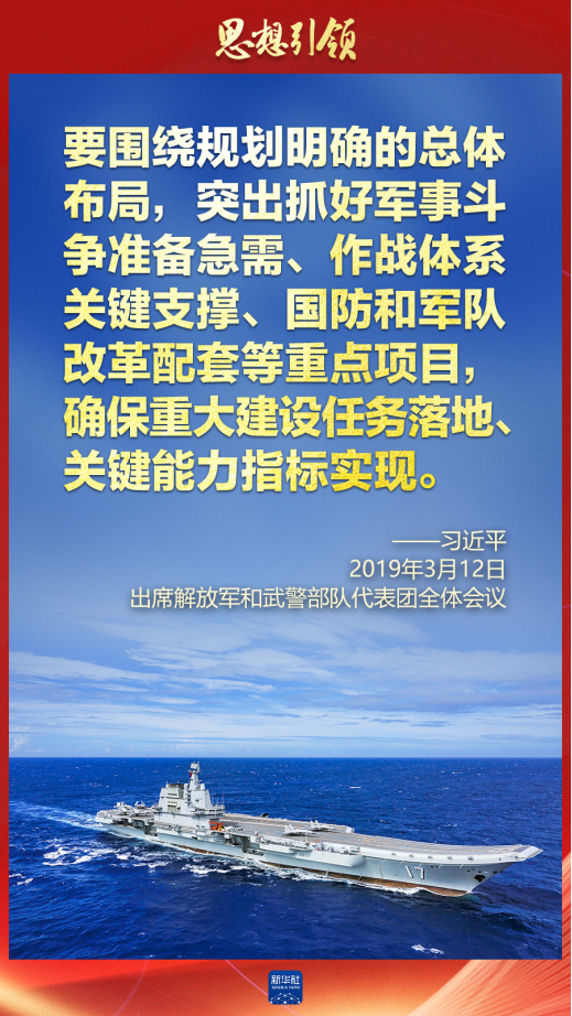 思想引領｜兩會上，習主席這樣談強軍之路