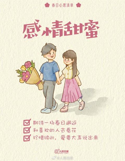 收藏打卡！領取你的手賬風春日心愿清單