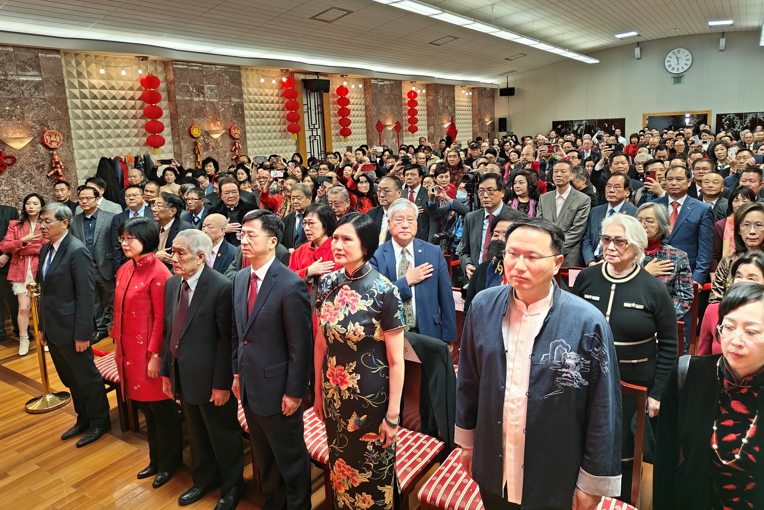領(lǐng)區(qū)各州代表參加招待會(huì)。主辦方供圖