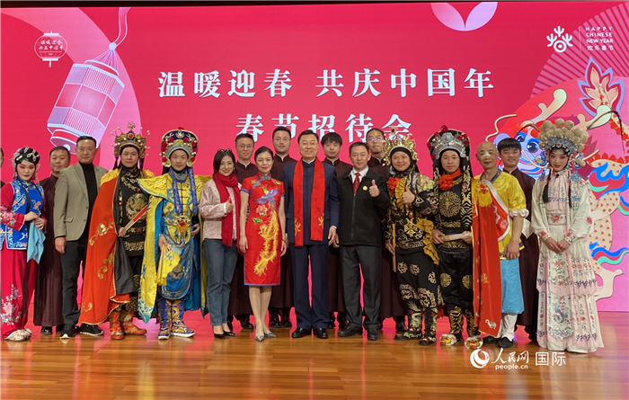 當(dāng)?shù)貢r(shí)間2月5日晚，中國駐美國大使館舉辦僑學(xué)界專場春節(jié)招待會。 人民網(wǎng)記者 李志偉攝
