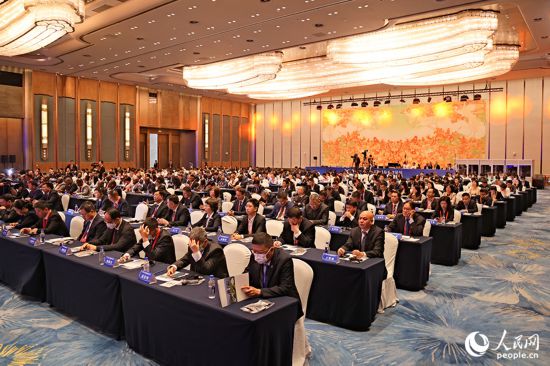與會嘉賓濟(jì)濟(jì)一堂。人民網(wǎng)記者 陳博攝