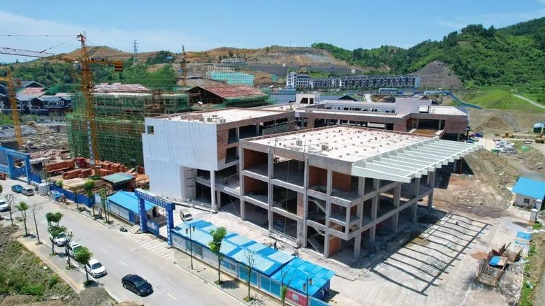 正在建設(shè)中的土家織錦文化創(chuàng)意園 全?，摂z