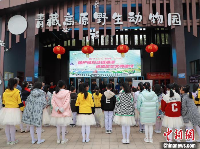 圖為青海省西寧市開展第42屆“愛鳥周”科普宣傳活動(dòng)?！●R銘言 攝