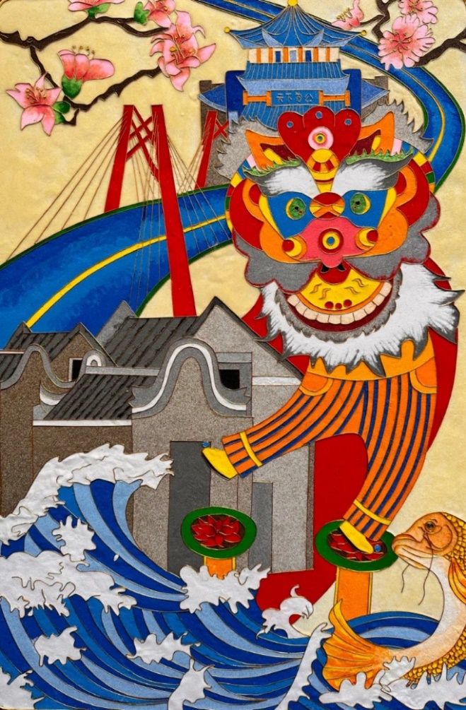 中小學(xué)生創(chuàng)新創(chuàng)意設(shè)計(jì)成果首次登上文博會(huì)。參展觀眾供圖