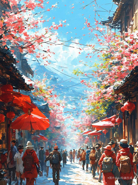 【巳巳如意萬象新】漫評丨紅紅火火中國年，照見新年新圖景