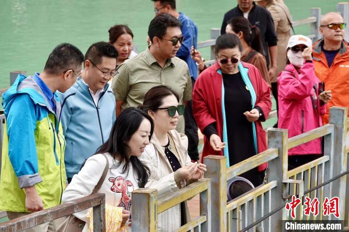 全國新的社會階層人士服務(wù)團(tuán)考察林芝巴河鎮(zhèn)生態(tài)保護(hù)項(xiàng)目?！∧岈?shù)┰龉﹫D