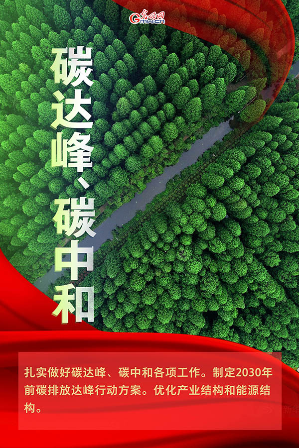 海報(bào)| 2021年政府工作報(bào)告，提到這些生態(tài)環(huán)保關(guān)鍵詞